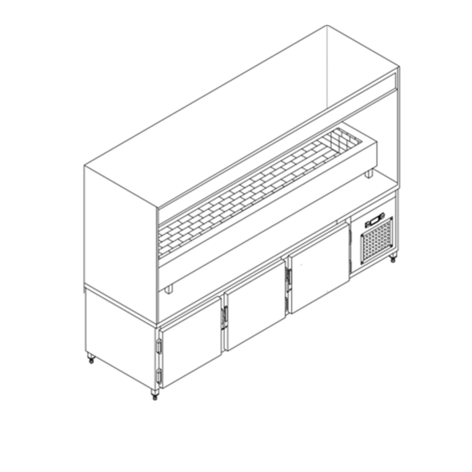 CHARCOAL BARBECUE UNIT 